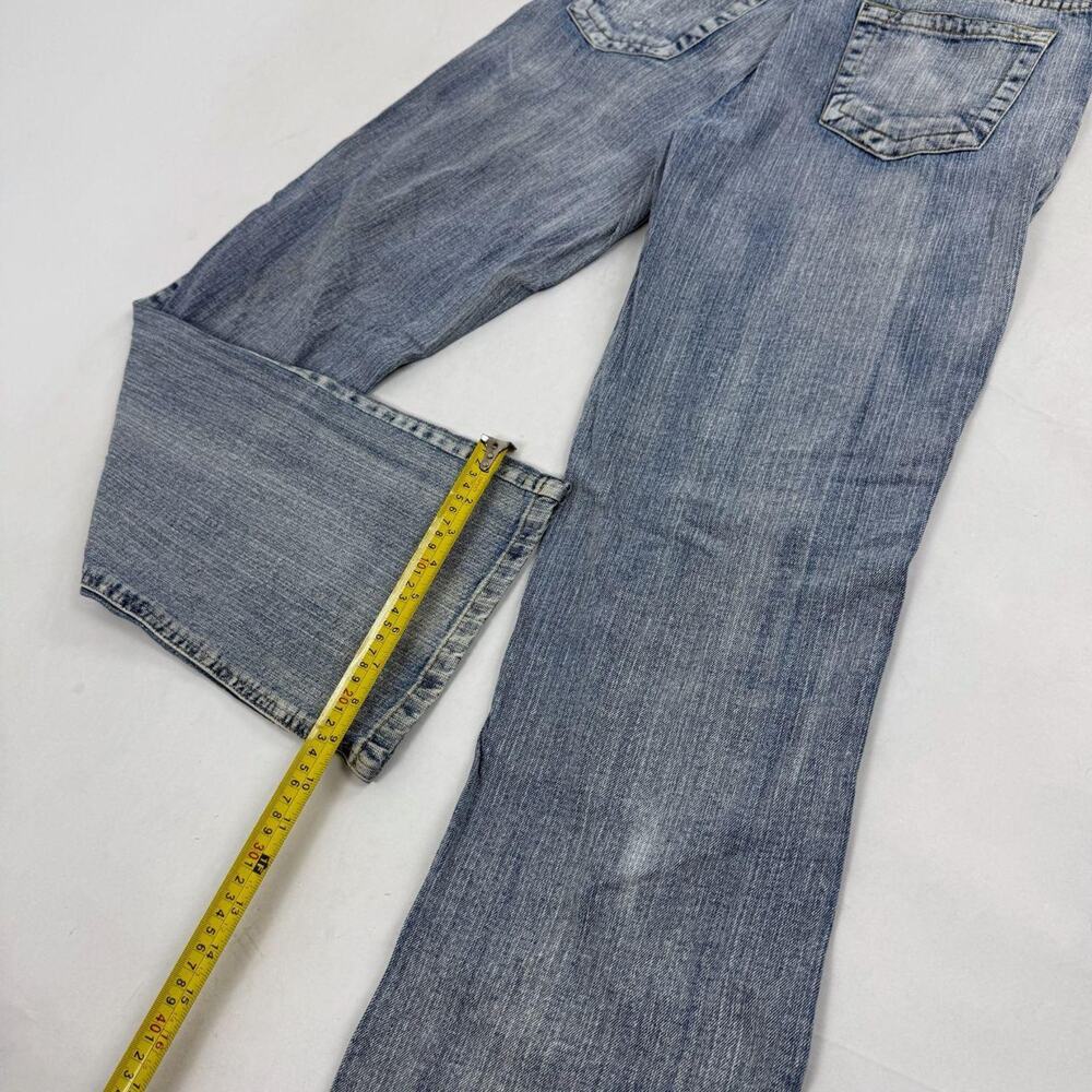 Vintage y2k grunge archive baggy bootcut embroidered rare skater jeans - Picture 4 of 6
